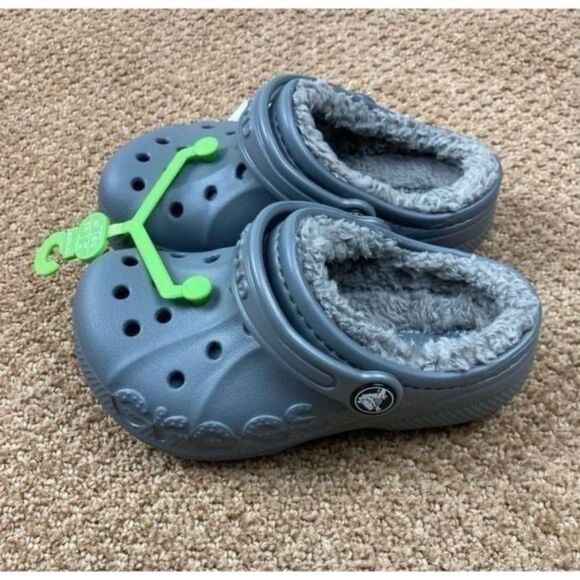 Crocs grey Baya Lined Clog - Picture 3 of 7